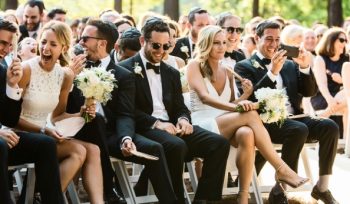 groom and guests